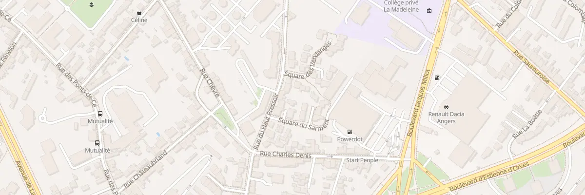 Plan du 77 Rue Haut Pressoir à Angers