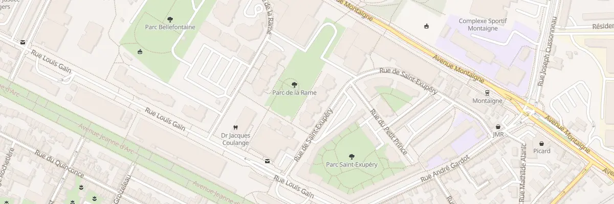 Plan du 15 Rue Saint-Exupéry à Angers