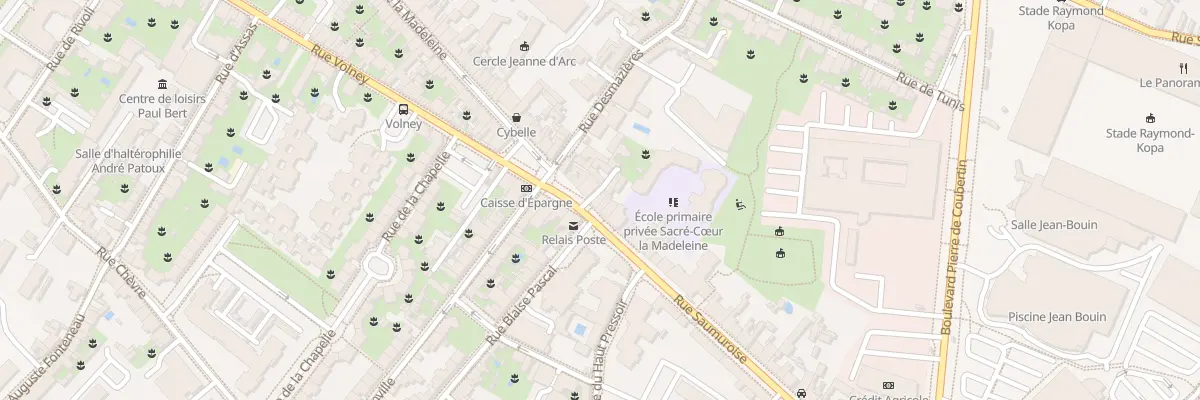Plan du 15 Rue Saumuroise à Angers