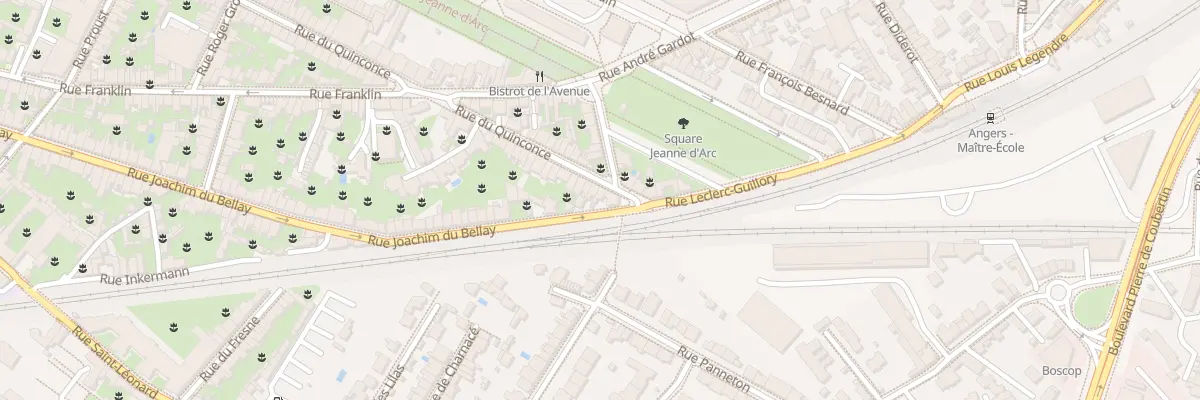 Plan du 138 Rue du Quinconce à Angers