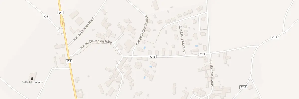 Plan du 7 Rue de la Mare aux Chèvres à La Foye-Monjault
