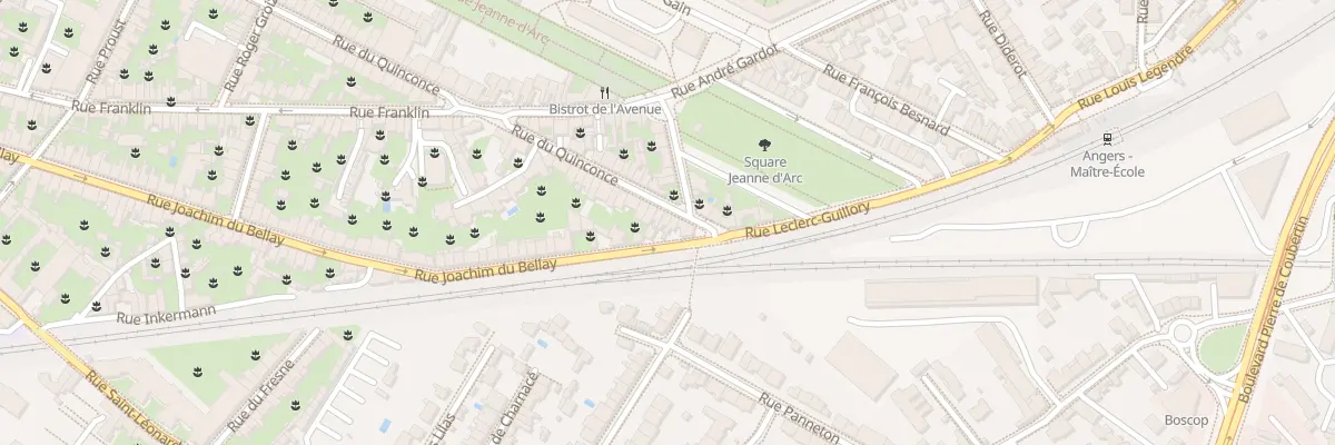 Plan du 136 Rue du Quinconce à Angers