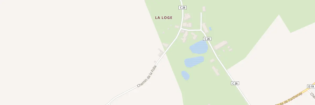 Plan du 2 La Loge à Moncoutant-sur-Sèvre