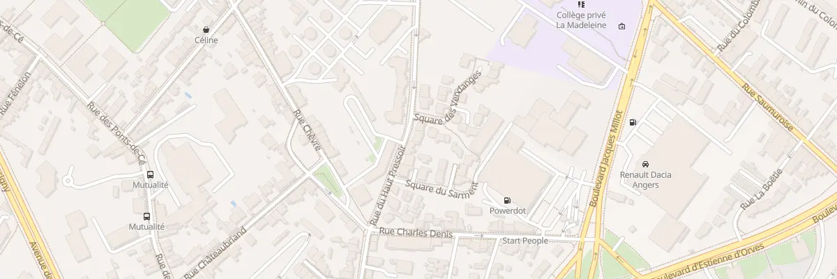 Plan du 75 Rue Haut Pressoir à Angers