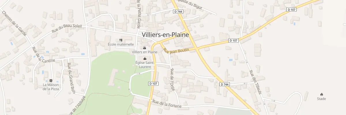 Plan du 3 Rue de l’Ortie à Villiers-en-Plaine