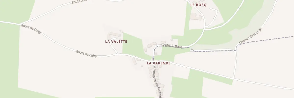 Plan du 8 Rte du Bosq à Saint-Lambert
