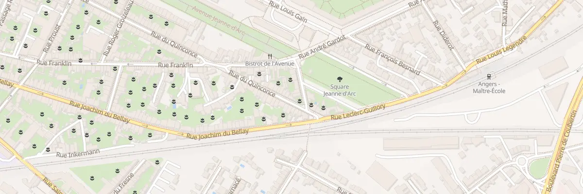Plan du 119 Rue du Quinconce à Angers