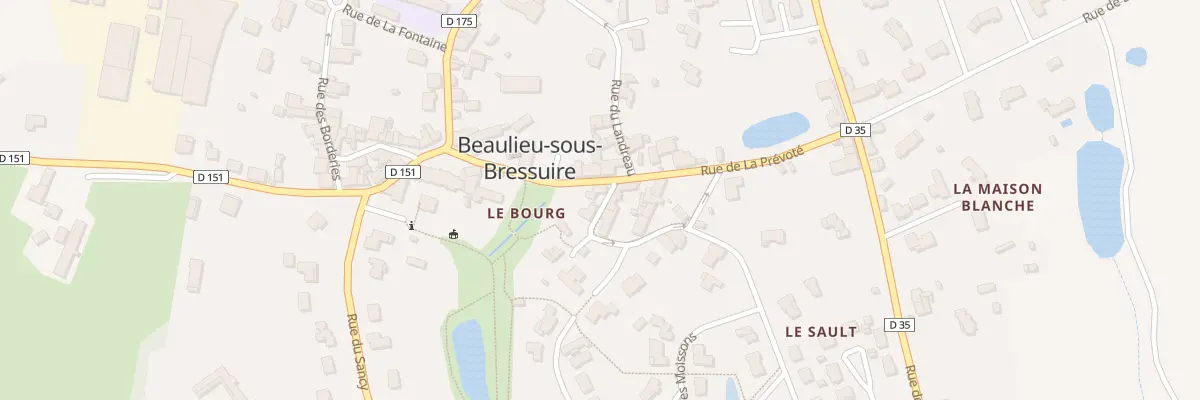Plan du 2 Rue du Grand Logis Beaulieu à Bressuire