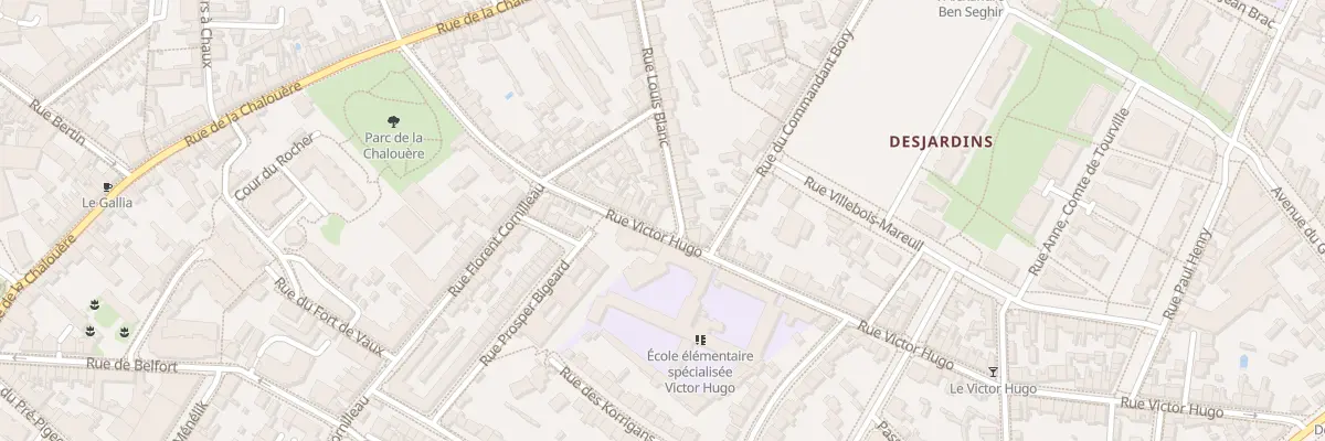 Plan du 27 Rue Victor Hugo à Angers