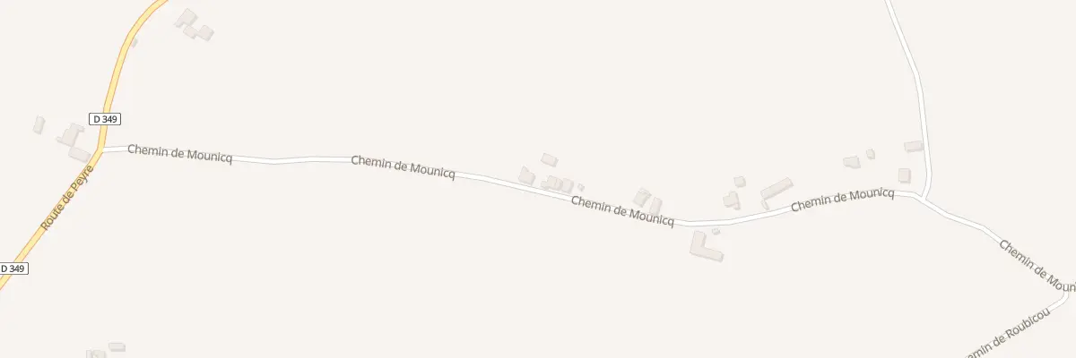 Plan du 415 Chem de Mounicq à Monget