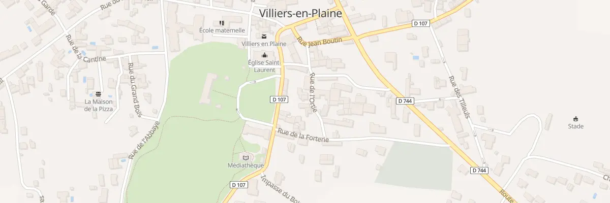 Plan du 18 Rue de l’Ortie à Villiers-en-Plaine