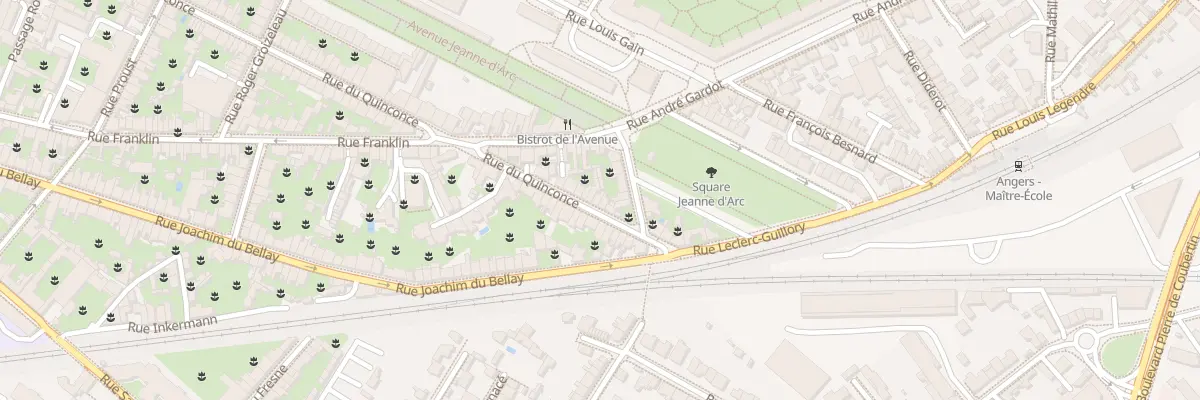 Plan du 115 Rue du Quinconce à Angers