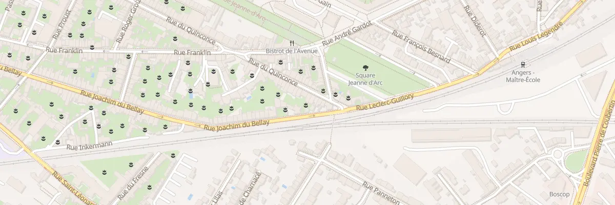 Plan du 130 Rue du Quinconce à Angers