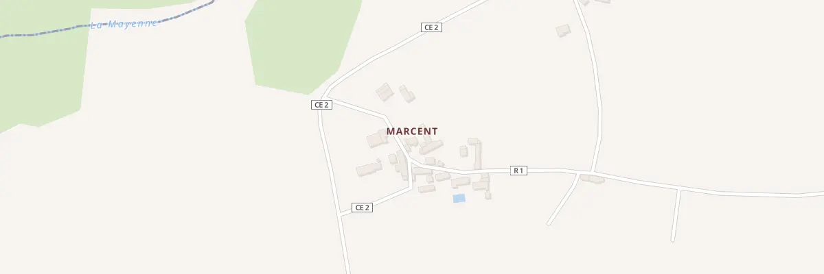 Plan du 8 Marcent Le Housseau au Housseau-Brétignolles