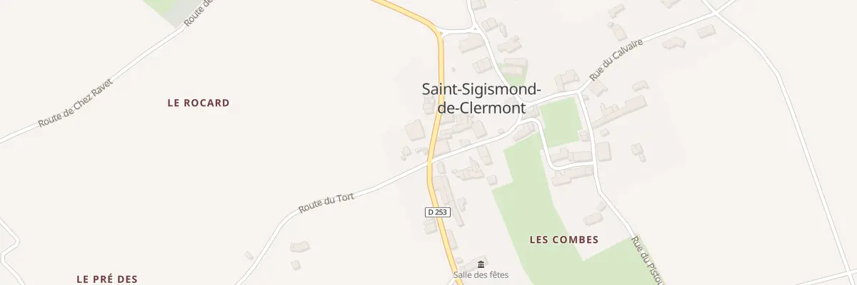 Plan du 3 Rte de St Genis à Saint-Sigismond-de-Clermont