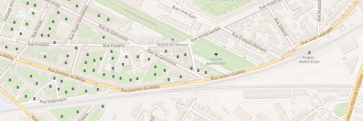 Plan du 113B Rue du Quinconce à Angers