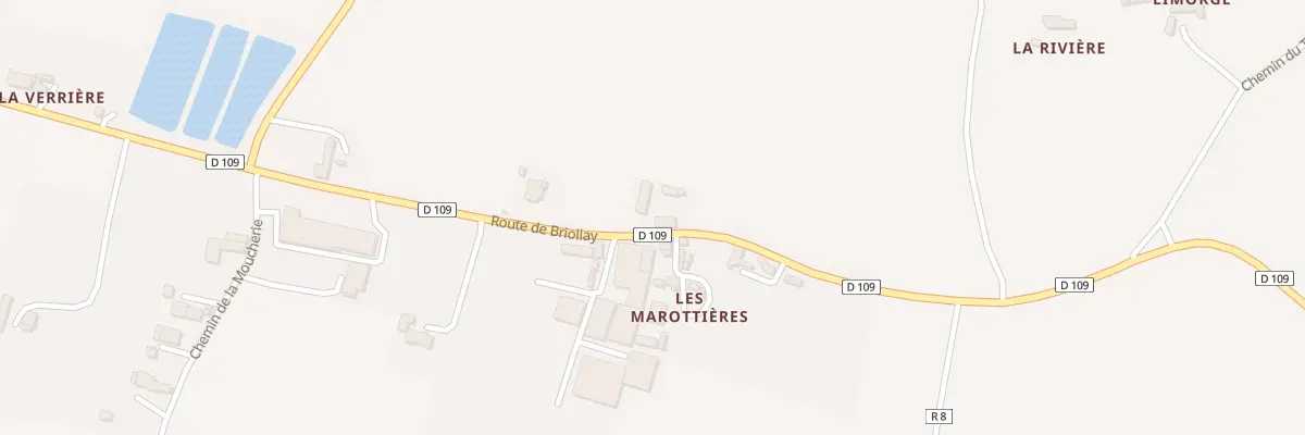 Plan du 7 Rte de Briollay à Soulaire-et-Bourg
