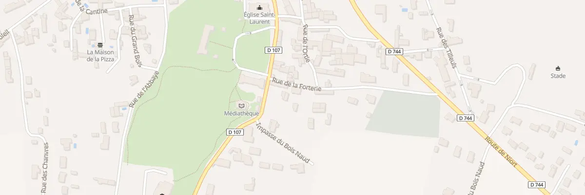 Plan du 10 Rue de la Forterie à Villiers-en-Plaine