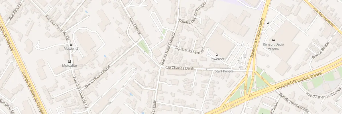 Plan du 91 Rue Haut Pressoir à Angers