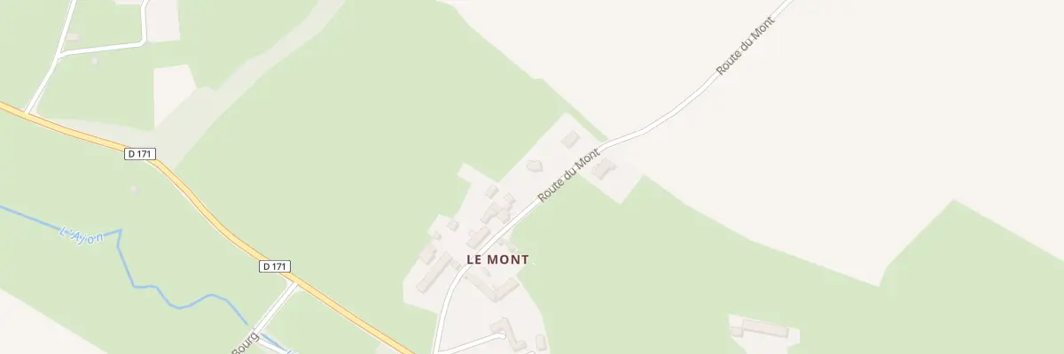 Plan du 9 Rte du Mont à Maisoncelles-sur-Ajon