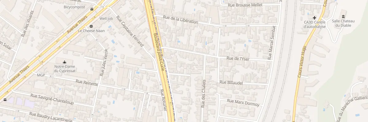 Plan du 9 Rue de l’Yser à Cenon