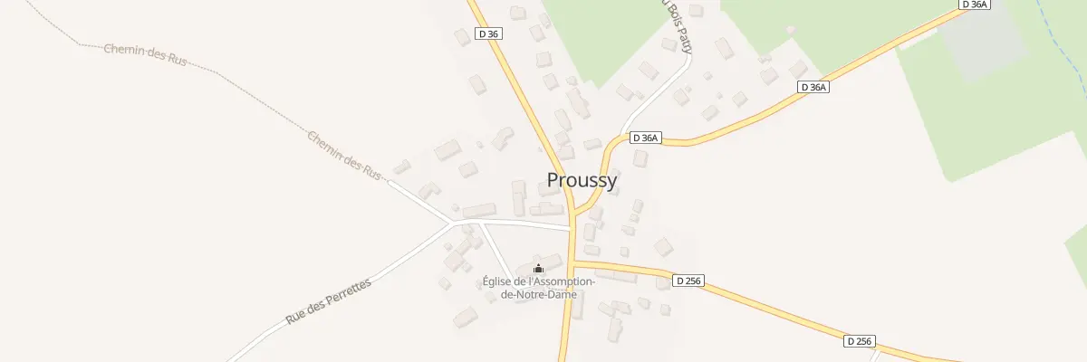 Plan du 1 Rue de la Liberation Proussy à Condé-en-Normandie
