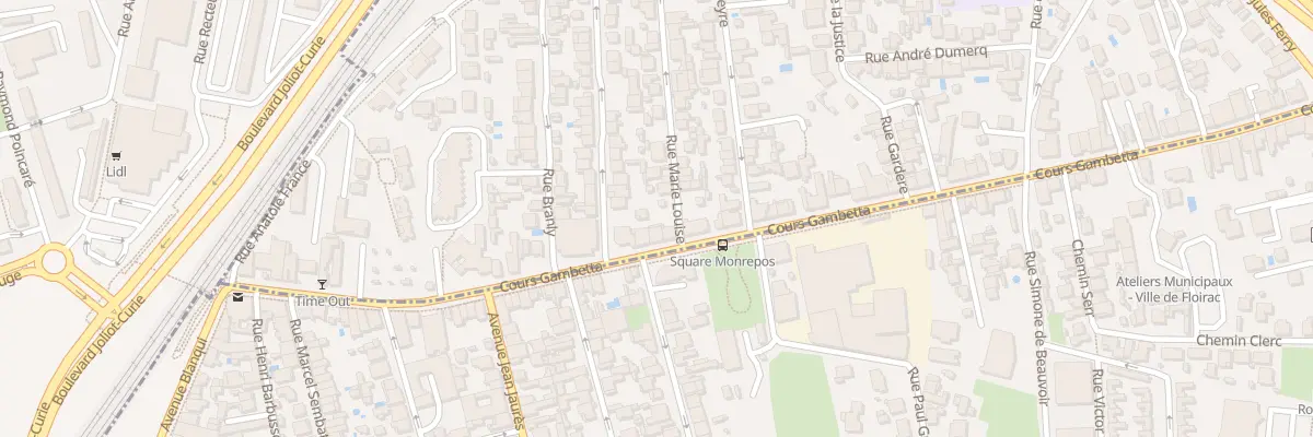 Plan du 46 Crs Gambetta à Cenon