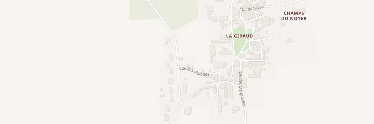 Plan du 14 Rue des Violettes à Asnières-la-Giraud