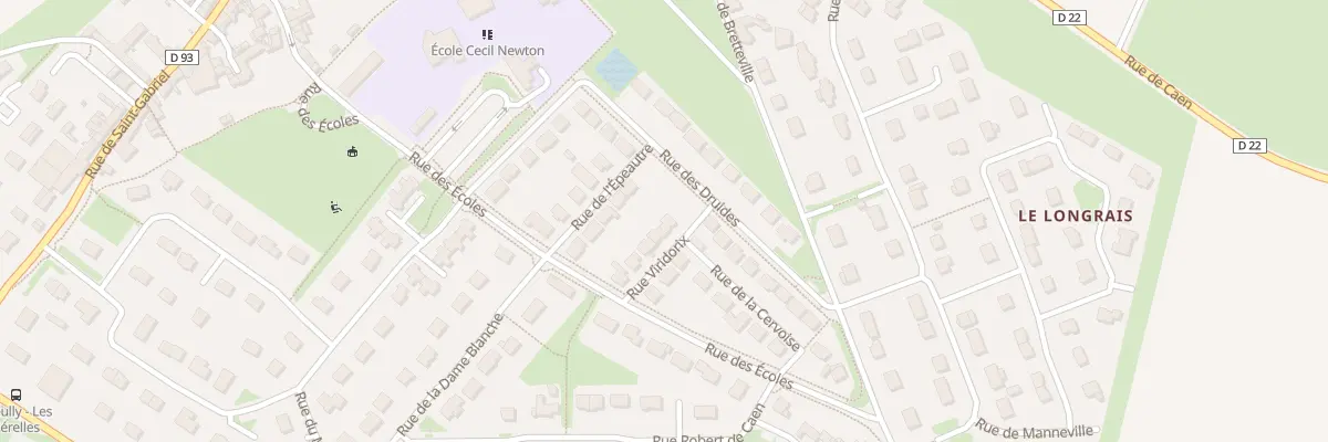 Plan du 9 Rue Viridorix à Creully sur Seulles