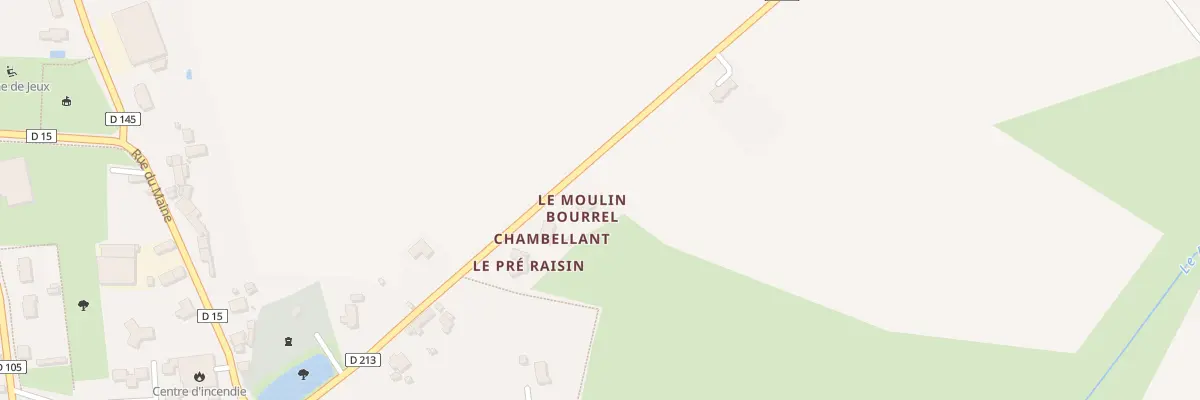 Plan du 10 Rue des Lavandières à Bierné-les-Villages