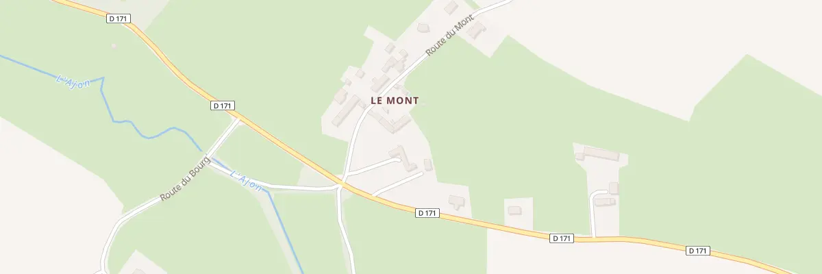 Plan du 5045 Le Mont à Maisoncelles-sur-Ajon
