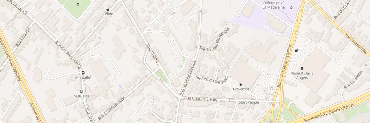 Plan du 177 Rue Chèvre à Angers