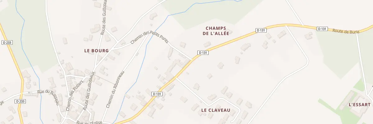 Plan du 57 Rue de la République à La Chapelle-des-Pots