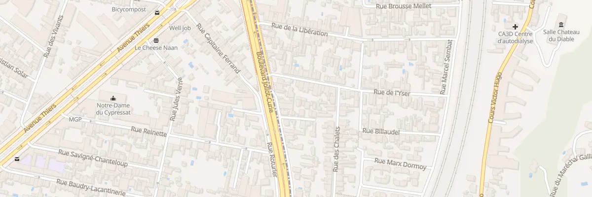 Plan du 5 Rue de l’Yser à Cenon