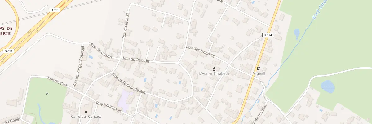 Plan du 26 Rue du Paradis à Frontenay-Rohan-Rohan
