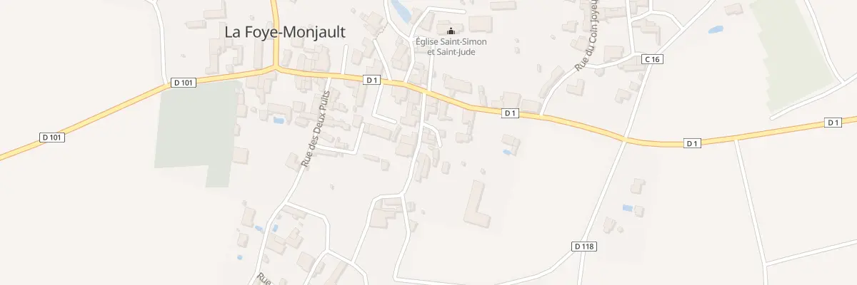 Plan du 5 Rue des Artisans à La Foye-Monjault