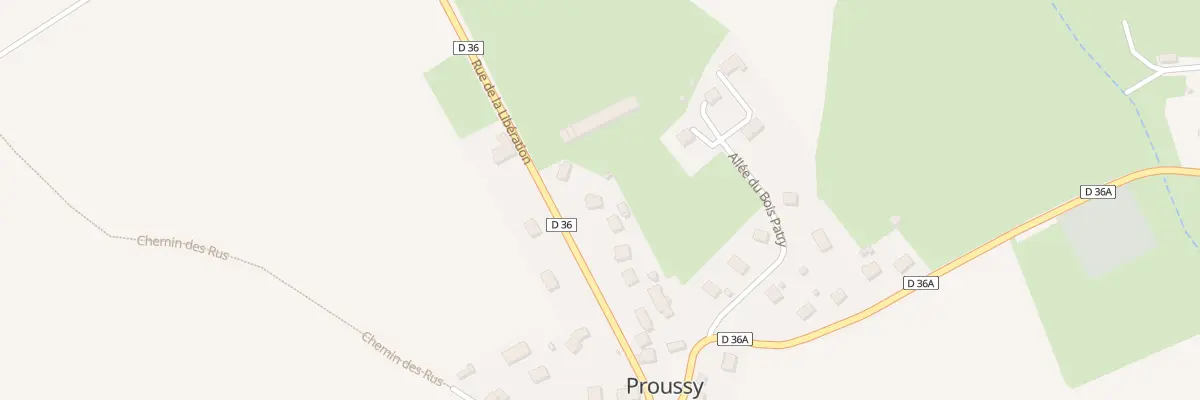 Plan du 14 Rue de la Liberation Proussy à Condé-en-Normandie