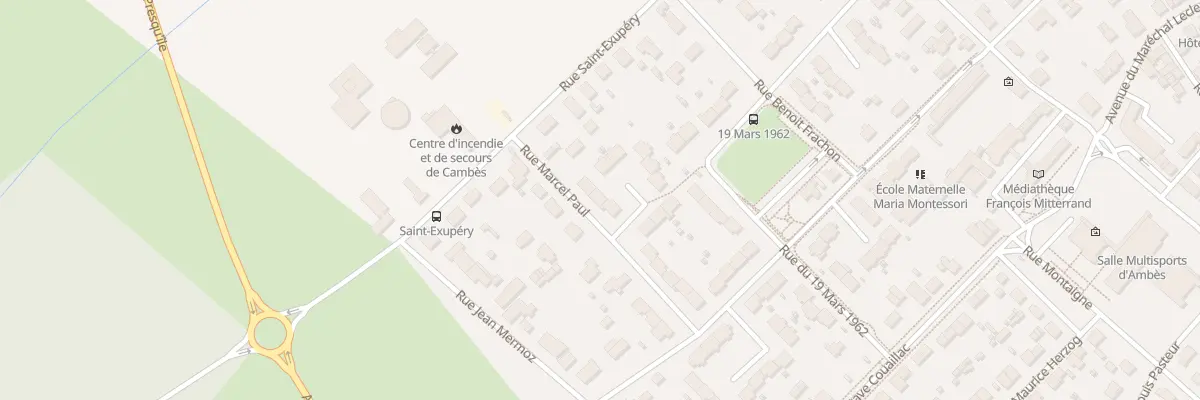 Plan du 30 Rue Marcel Paul à Ambès