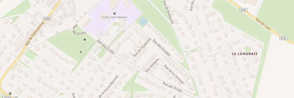Plan du 10 Rue de l’Epeautre à Creully sur Seulles