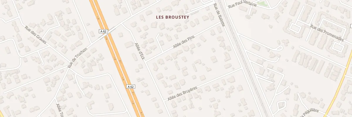 Plan du 164 All des Pins à Cadaujac