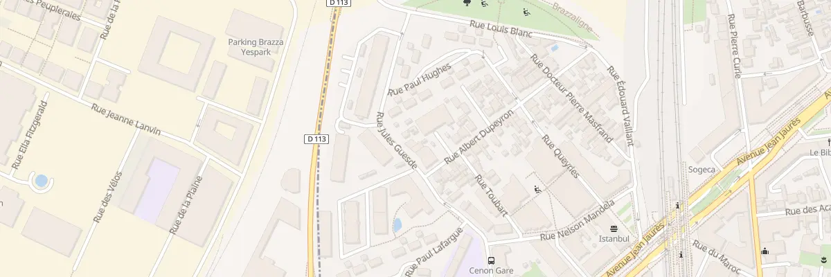 Plan du 43 Rue Jules Guesde à Cenon
