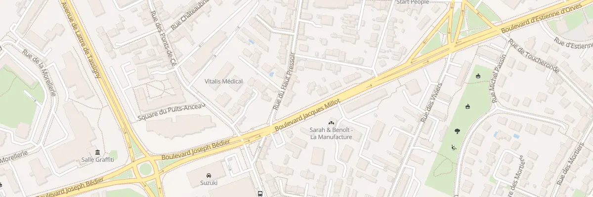 Plan du 131 Rue Haut Pressoir à Angers