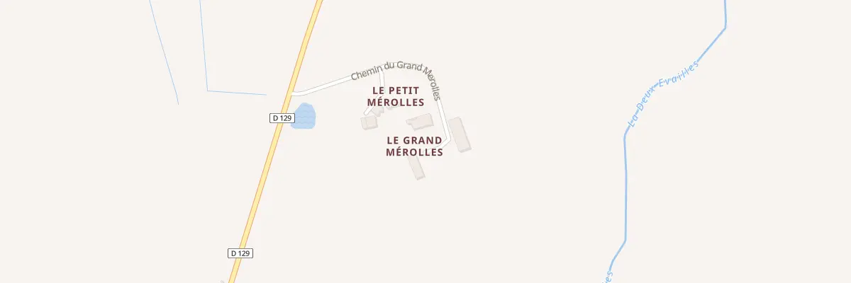 Plan du 210 Che du Grand Merolles à Montsûrs