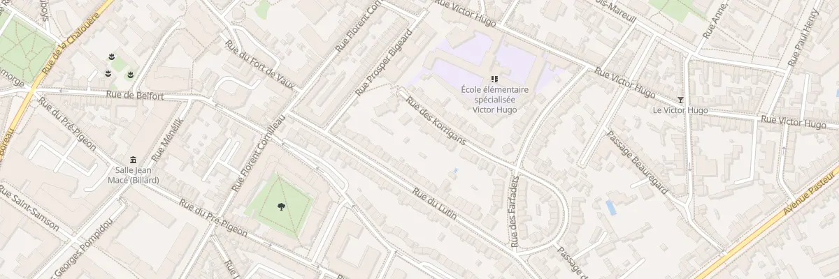 Plan du 10 Rue des Korrigans à Angers