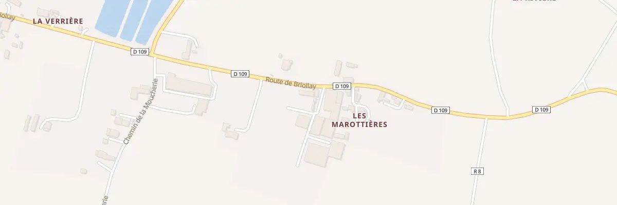 Plan du 10 Rte de Briollay à Soulaire-et-Bourg