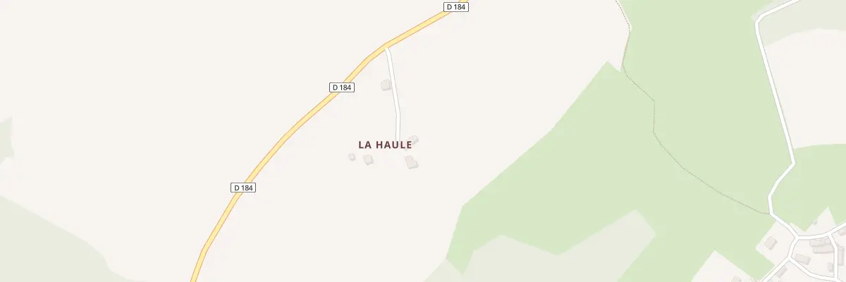 Plan du 1 La Haule à La Villette