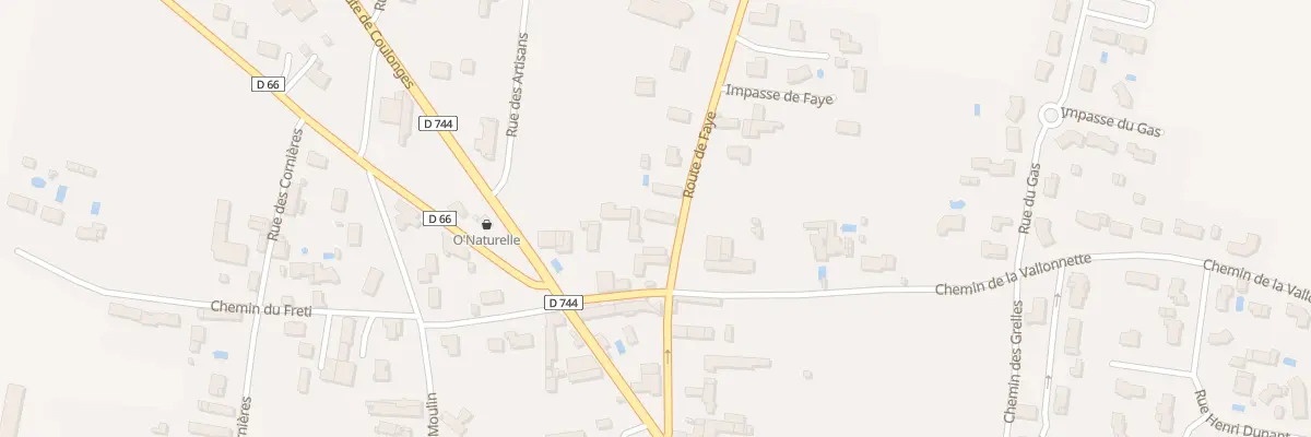 Plan du 29 Rte de Faye à Villiers-en-Plaine