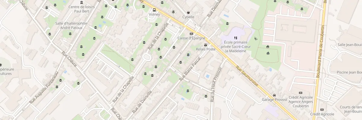 Plan du 9 Rue Dainville à Angers