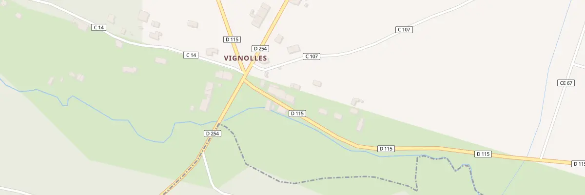 Plan du 75 Rte des Moulins de la Livenne à Val-de-Livenne