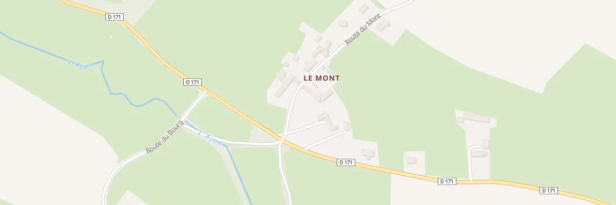Plan du 5044 Le Mont à Maisoncelles-sur-Ajon